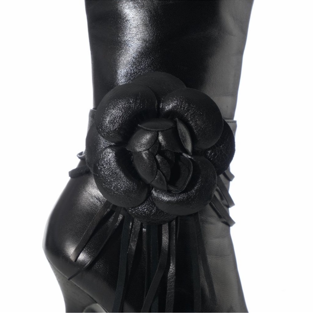 Giuseppe Zanotti Sexy Boots with flower - Picture 6 of 12